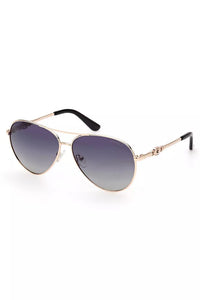 Guess Jeans Gold Metal Women Sunglass