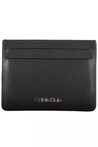 Calvin Klein Sleek Black Leather Card Holder