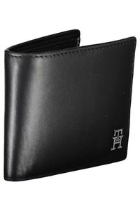 Tommy Hilfiger Black Leather Men Wallet