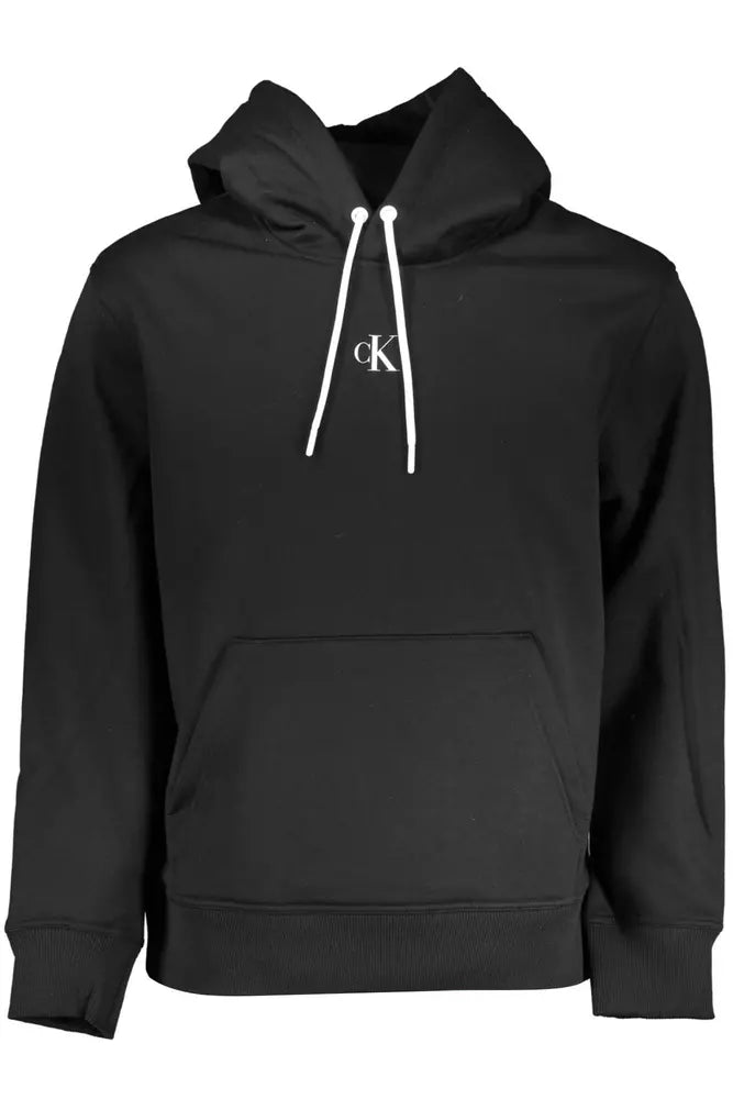 Calvin Klein Sleek Hooded Sweatshirt with Contrasting Details