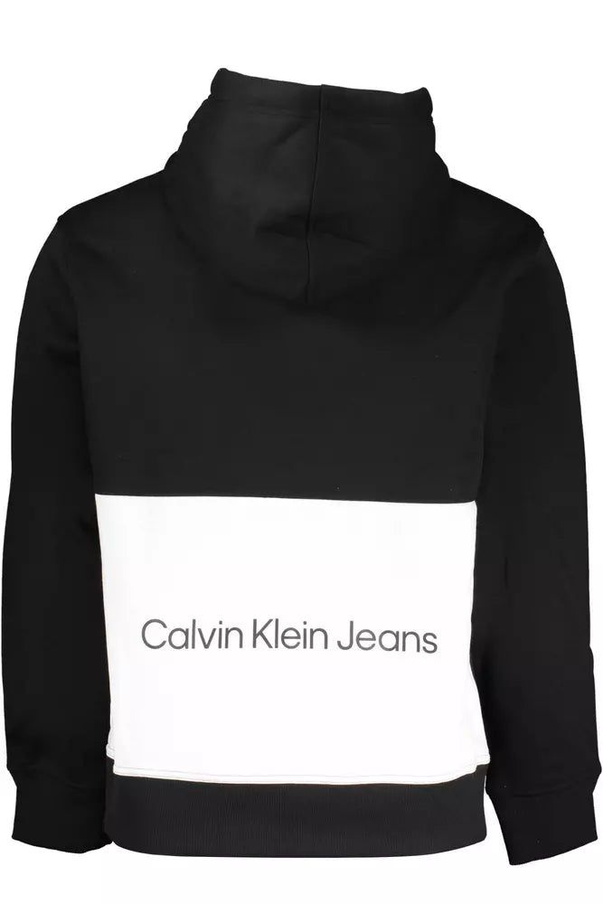 Calvin Klein Sleek Hooded Sweatshirt with Contrasting Details