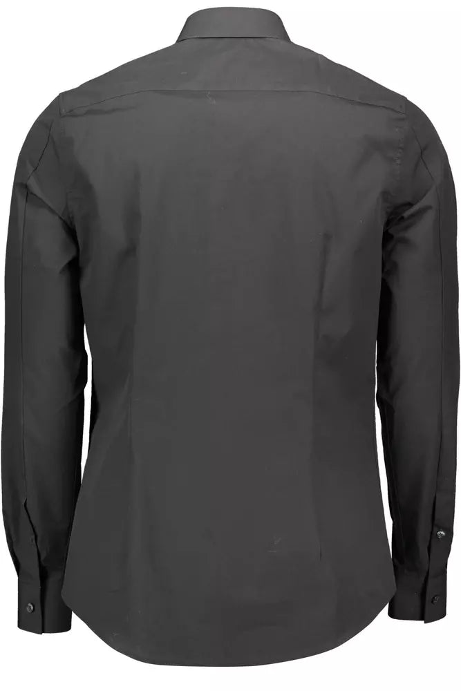 Calvin Klein Sleek Black Slim Fit Designer Shirt