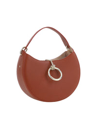 Chloé Sepia Brown Small Arlène Leather Shoulder Bag