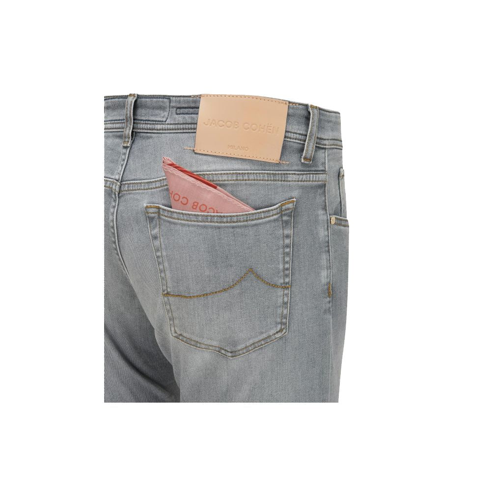 Jacob Cohen Sleek Slim Fit Grey Denim