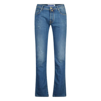 Jacob Cohen Elevated Casual Slim Fit Faded Jeans