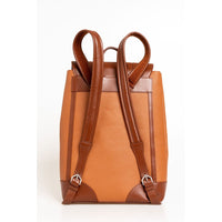 Trussardi Elegant Brown Leather Backpack for Men