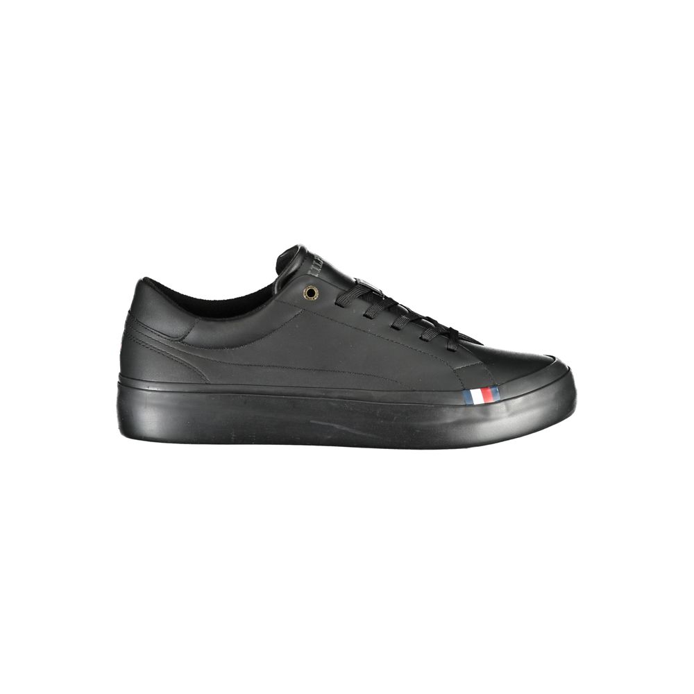 Tommy Hilfiger Black Polyethylene Men Sneaker