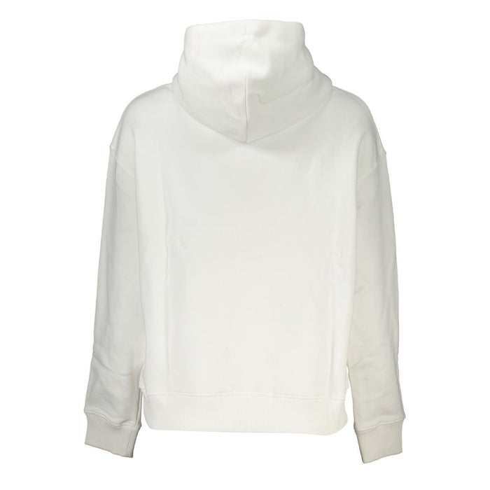 Tommy Hilfiger Elegant White Hooded Sweatshirt