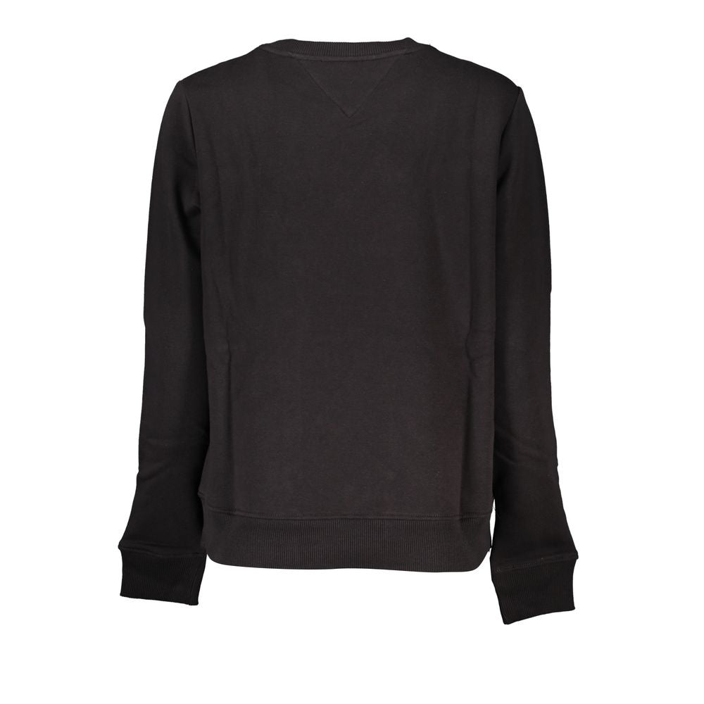 Tommy Hilfiger Black Cotton Women Sweater