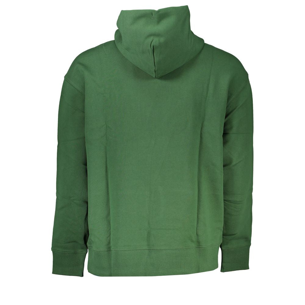 Tommy Hilfiger Green Hooded Cotton Sweatshirt