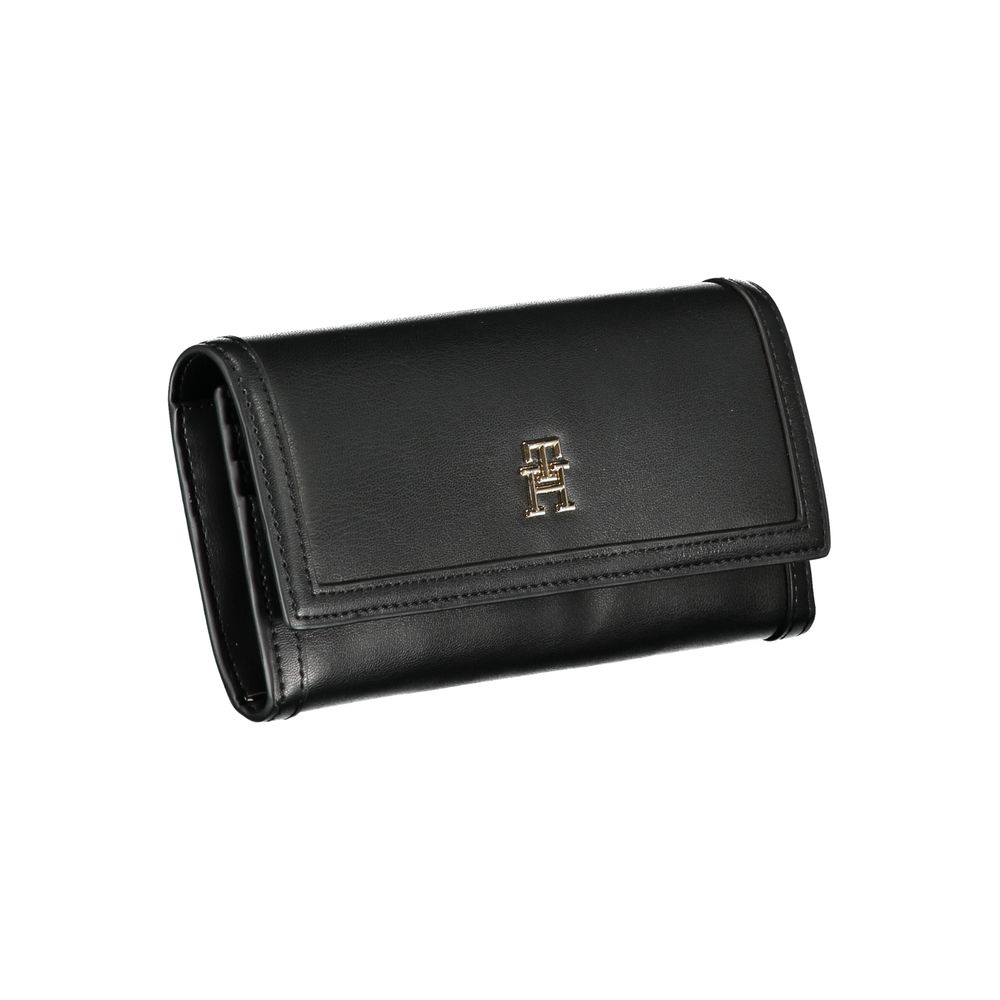 Tommy Hilfiger Elegant Black Dual-Compartment Wallet