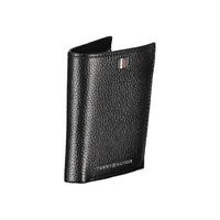 Tommy Hilfiger Elegant Black Leather Bi-Fold Wallet