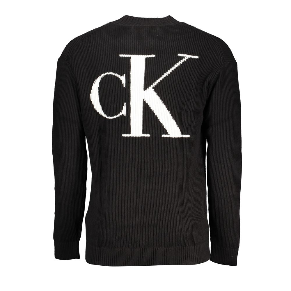 Calvin Klein Sleek High Neck Embroidered Sweater