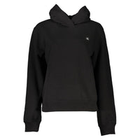 Calvin Klein Elegant Hooded Sweatshirt in Timeless Black