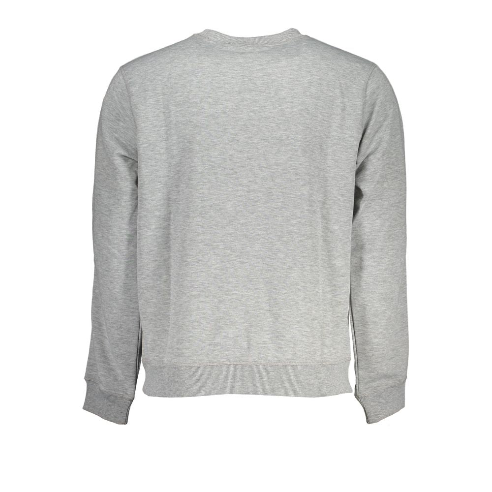 Calvin Klein Sleek Gray Long Sleeve Sweatshirt