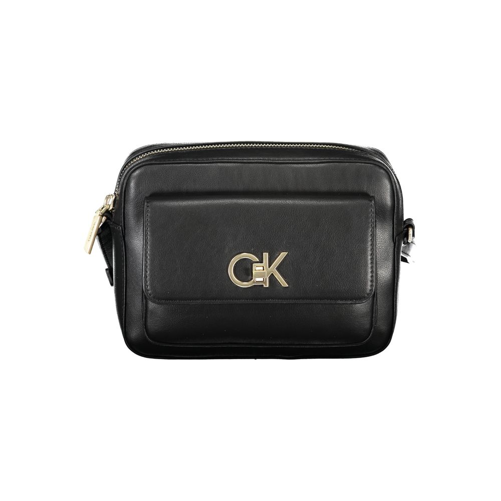 Calvin Klein Black Polyester Handbag