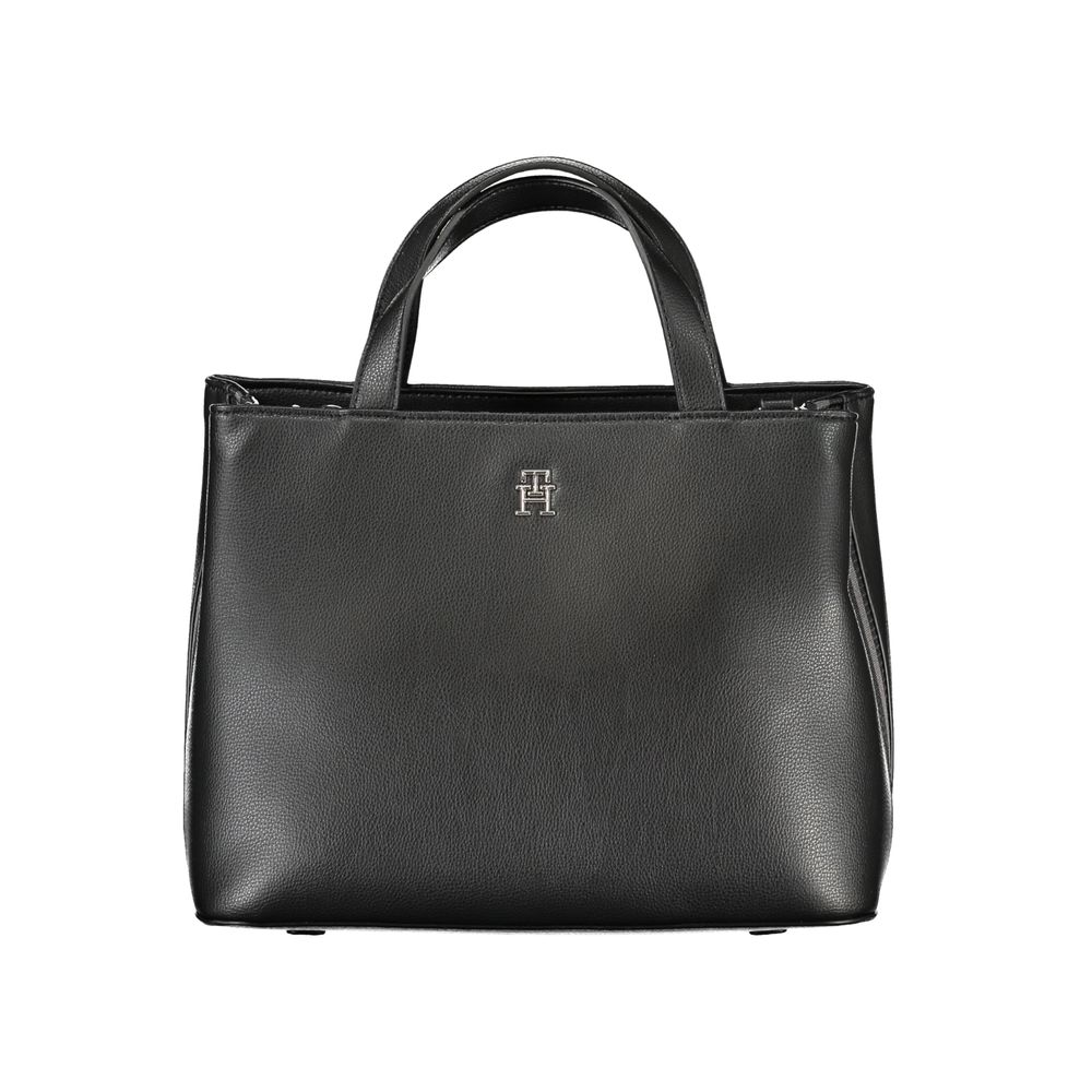 Tommy Hilfiger Black Polyester Handbag