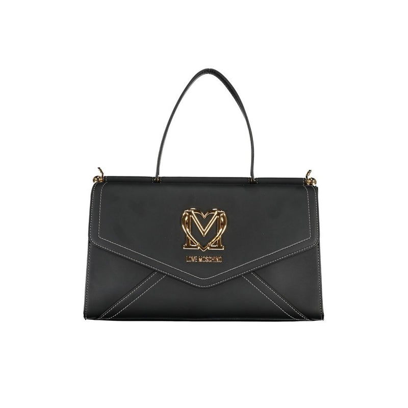 Love Moschino – Schwarze Handtasche aus Polyethylen