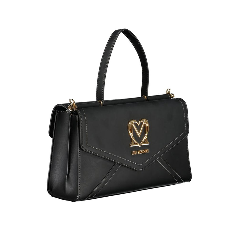 Love Moschino – Schwarze Handtasche aus Polyethylen