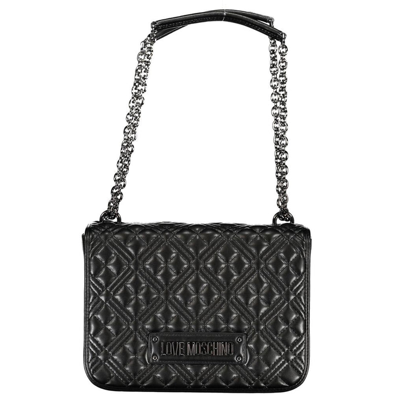 Love Moschino – Schwarze Handtasche aus Polyethylen