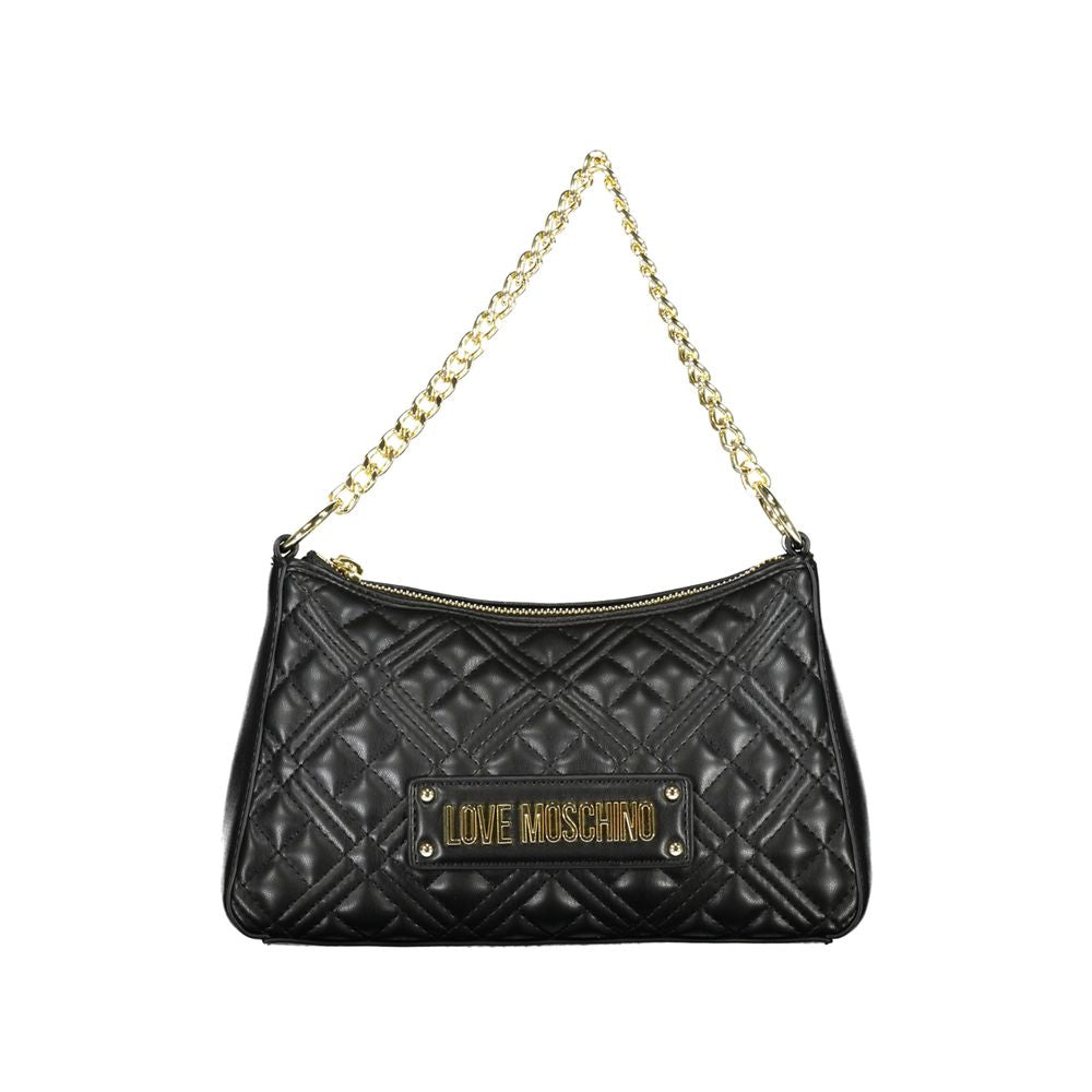 Love Moschino – Schwarze Handtasche aus Polyethylen