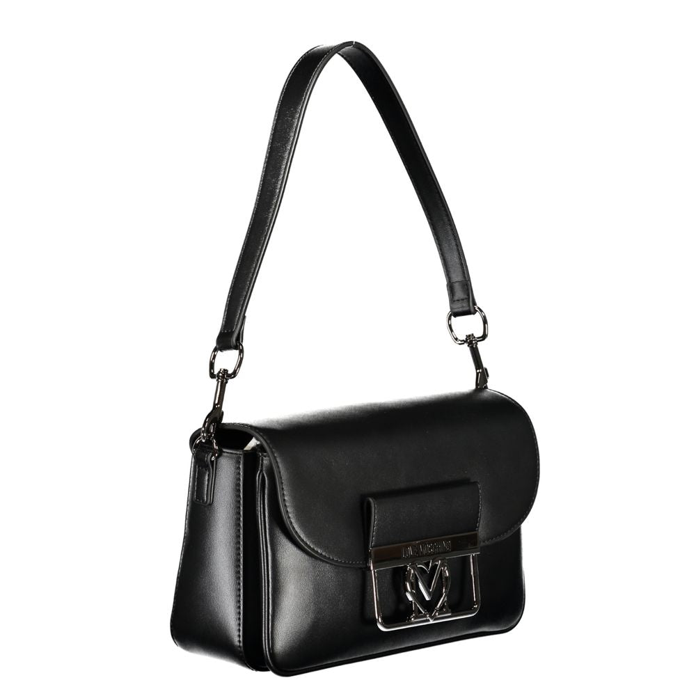 Love Moschino – Schwarze Handtasche aus Polyethylen