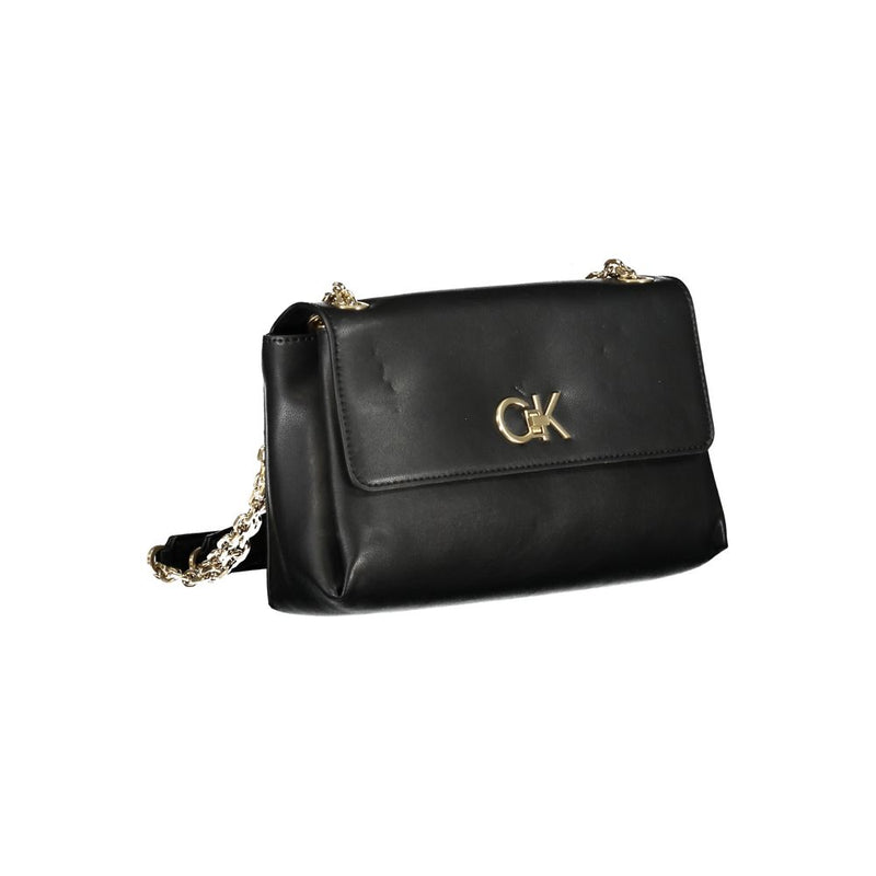 Calvin Klein Black Polyester Handbag