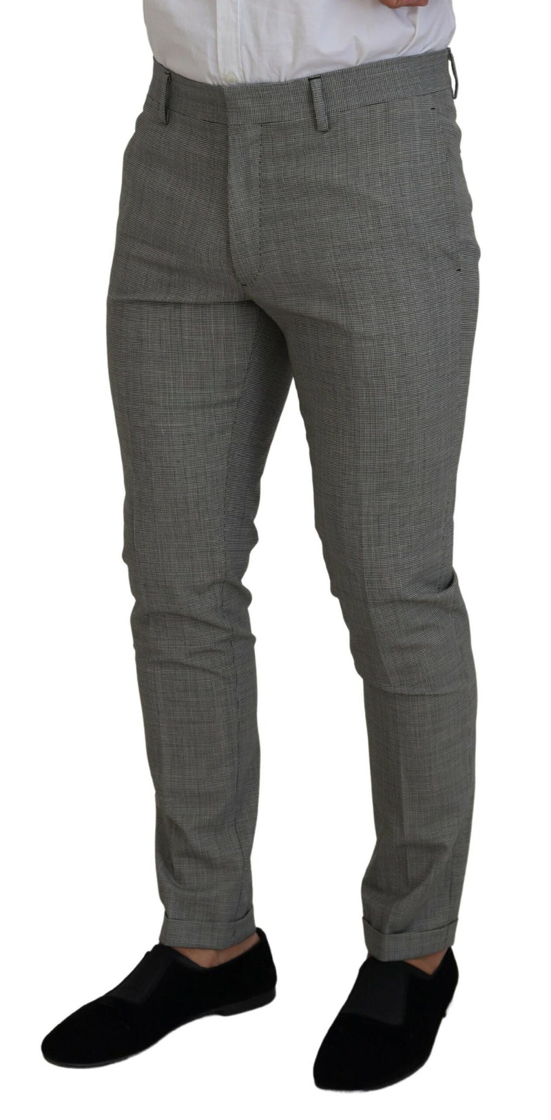 Dsquared² Gray Wool Single Breasted 2 Piece PARIS Suit