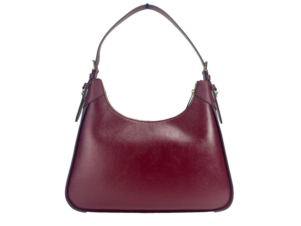 Michael Kors Wilma Large Dark Cherry Chain Shoulder Bag