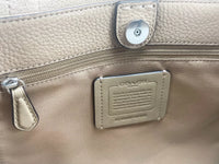 COACH Leather Chalk Small Thea Tote Shoulder Purse Bag