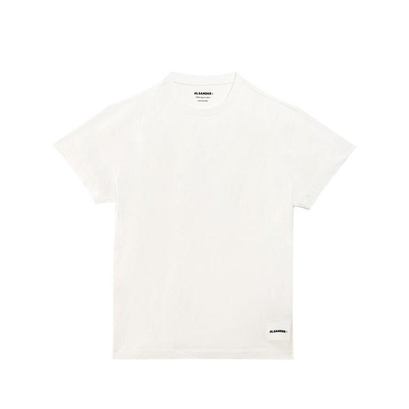 Jil Sander White Cotton Organic T-Shirt