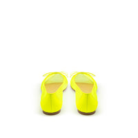 Christian Louboutin Sunshine Yellow Mesh Flat Elegance