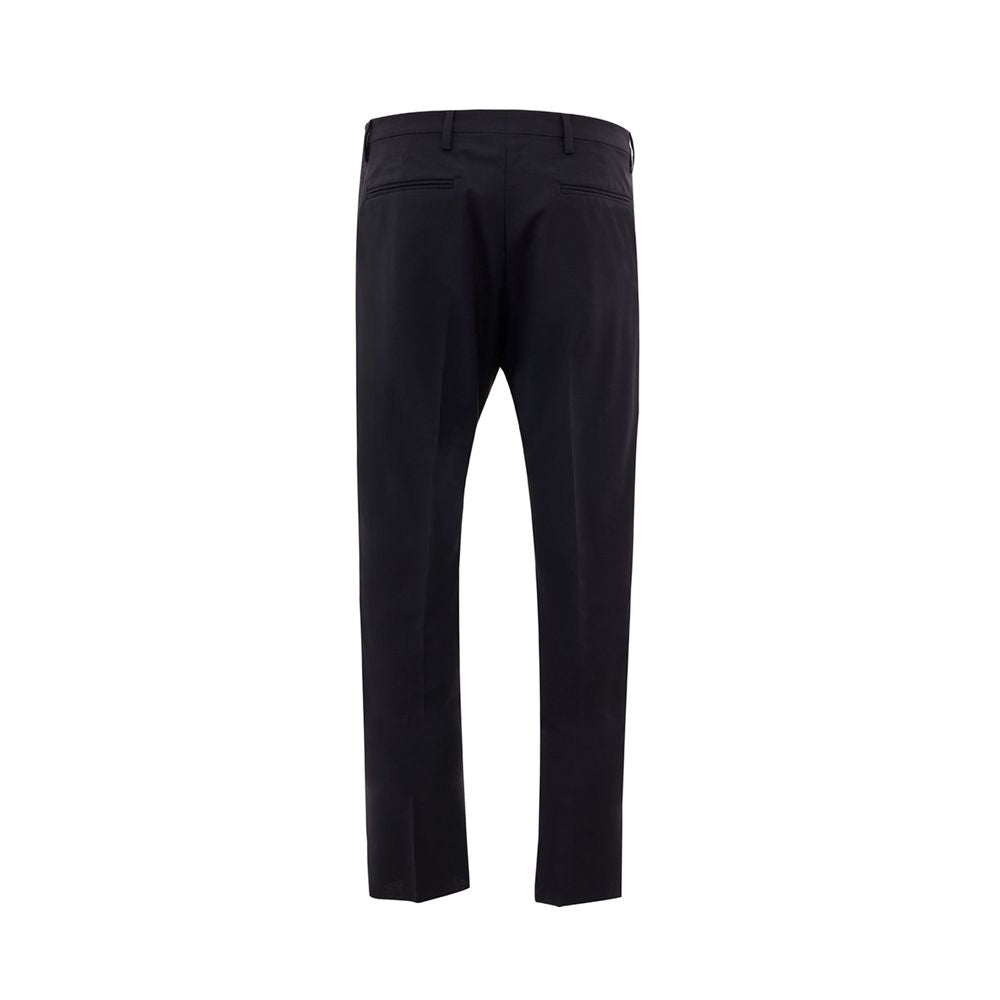 Valentino Black Wool Jeans & Pant