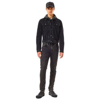 Diesel Black Cotton Jeans & Pant