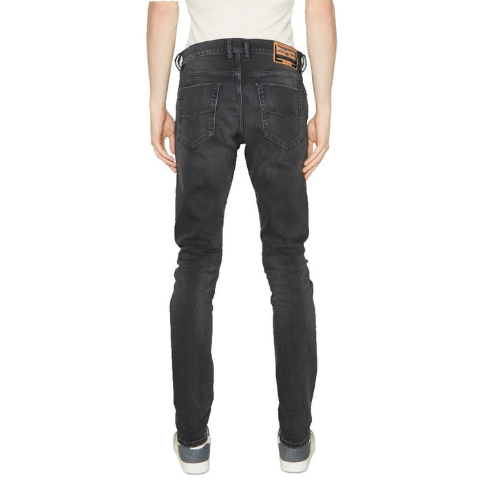 Diesel Black Cotton Jeans & Pant