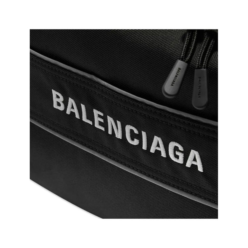 Balenciaga Black Nylon Luggage And Travel