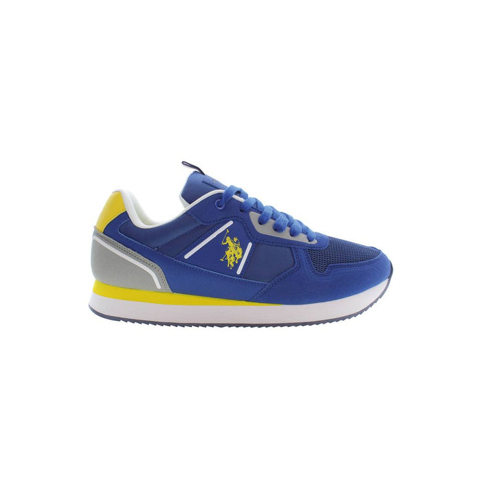 U.S. POLO ASSN. Sleek Blue Lace-Up Sports Sneakers