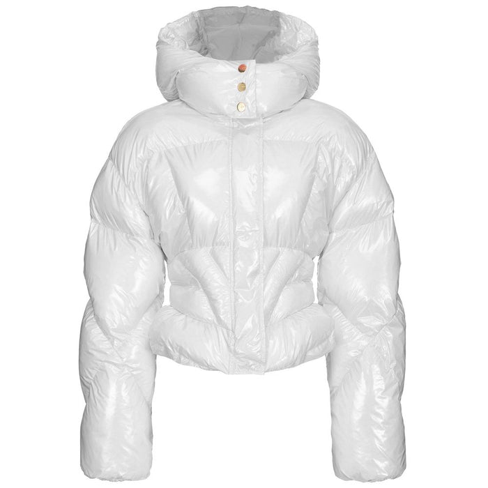 PINKO White Nylon Jackets & Coat