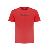 Pepe Jeans Red Cotton T-Shirt