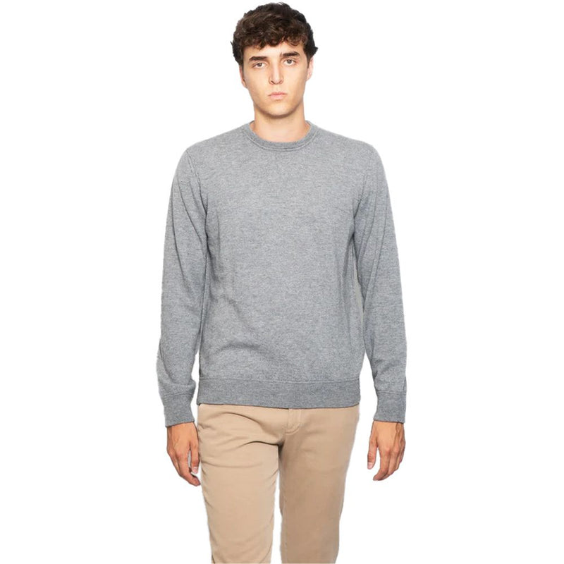 Alpha Studio Gray Wool Vergine Sweater