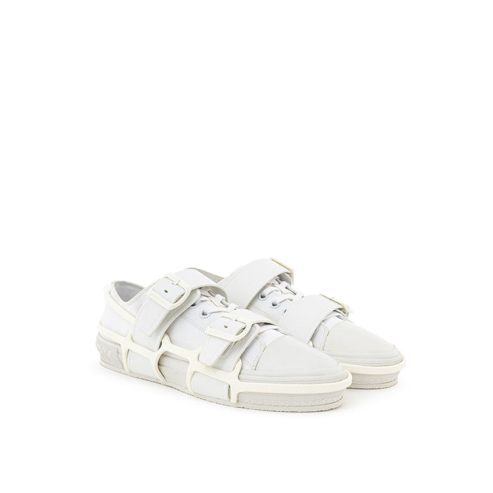 Burberry White Cotton Sneaker