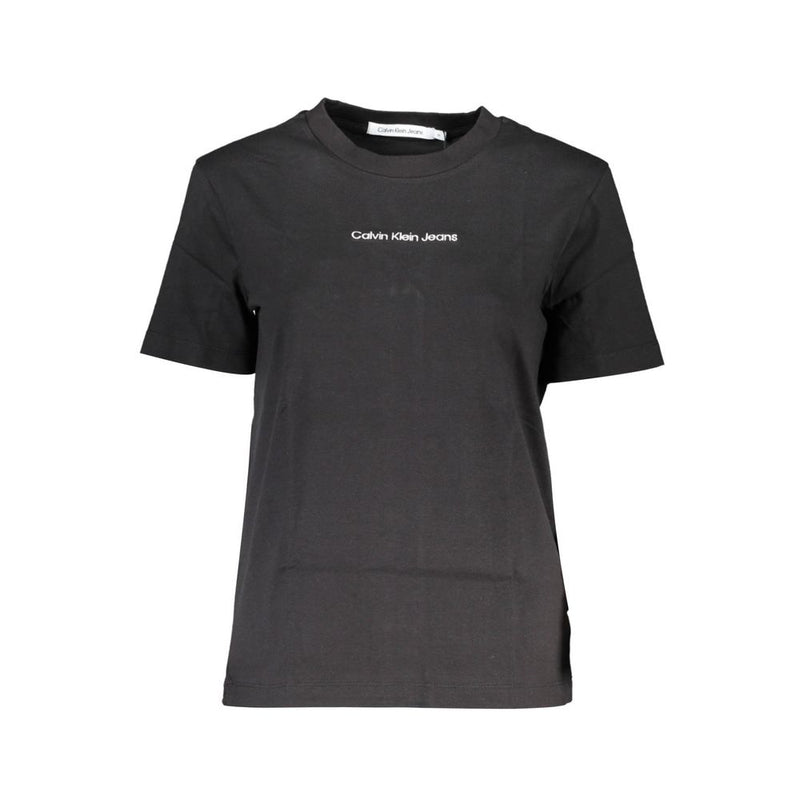 Calvin Klein Black Cotton Tops & T-Shirt