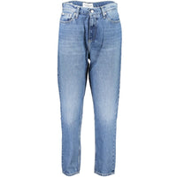 Calvin Klein Light Blue Cotton Jeans & Pant