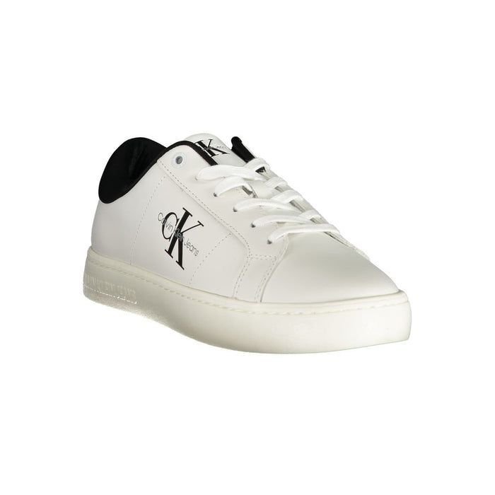 Calvin Klein White Polyester Sneaker