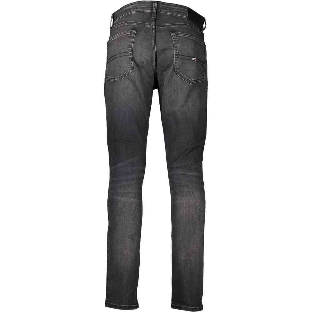 Tommy Hilfiger Black Cotton Jeans & Pant