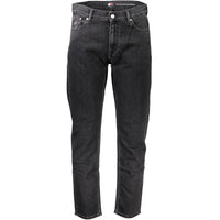 Tommy Hilfiger Black Cotton Jeans & Pant