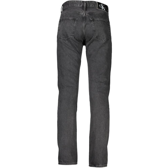 Calvin Klein Gray Cotton Jeans & Pant