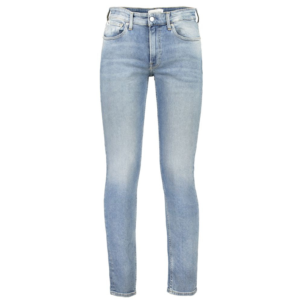 Calvin Klein Blue Cotton Jeans & Pant