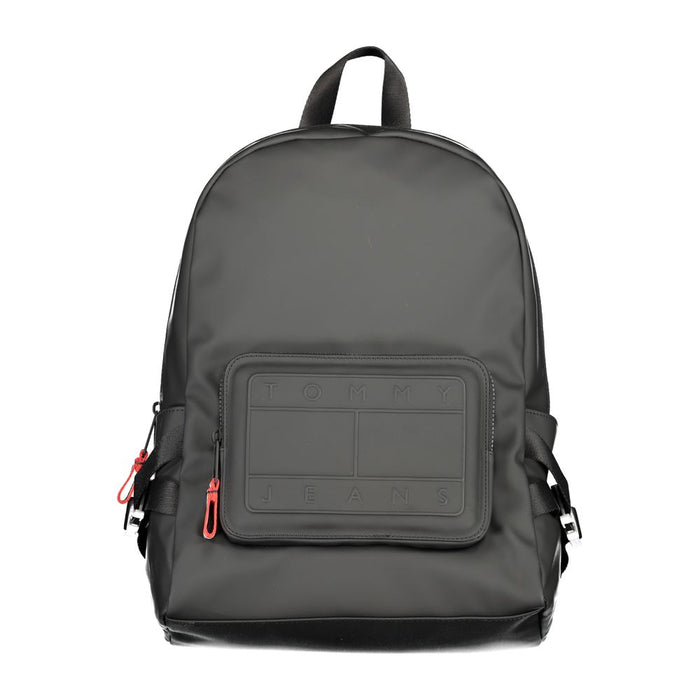 Tommy Hilfiger Black Polyester Backpack