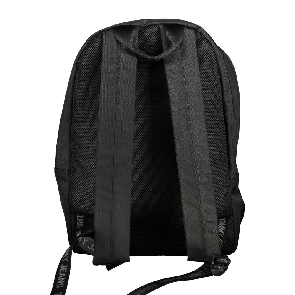 Tommy Hilfiger Black Polyester Backpack